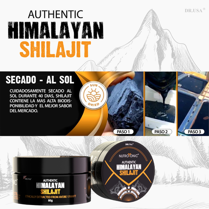 Shilajit Himalaya Puro | Energía, Vitalidad y Bienestar Natural