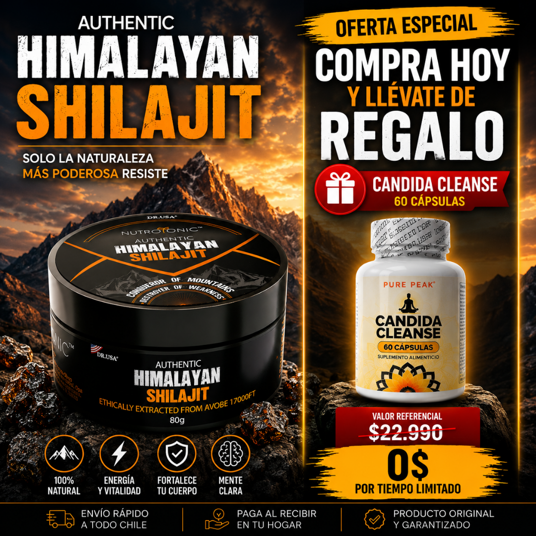 Shilajit Himalaya Puro | Energía, Vitalidad y Bienestar Natural
