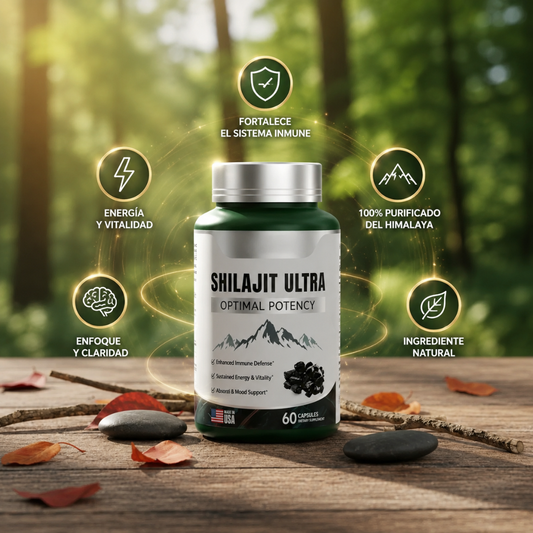 Shilajit Ultra | Energía, Vitalidad y Bienestar Natural