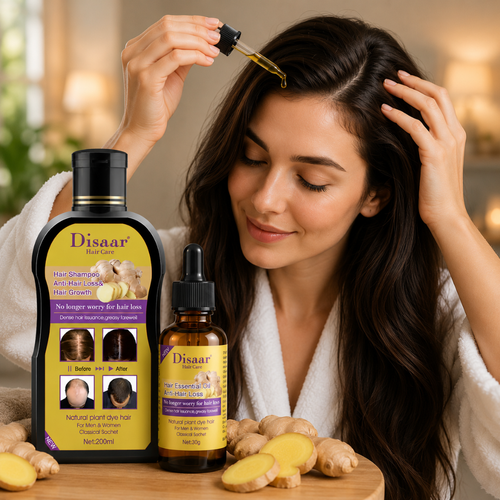 Pack Anticaída + Restauración Capilar | Shampoo y Sérum de Jengibre