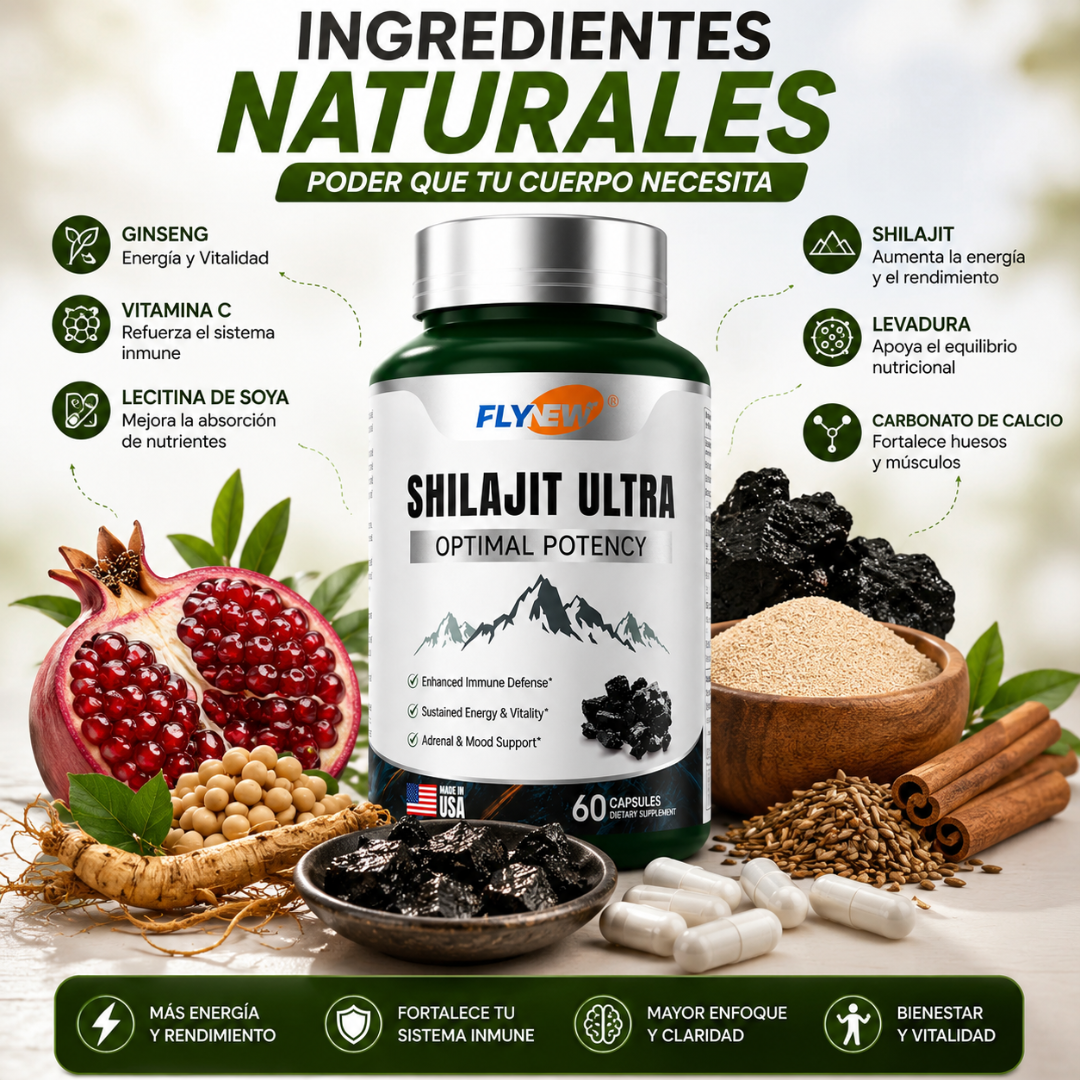 Shilajit Ultra | Energía, Vitalidad y Bienestar Natural