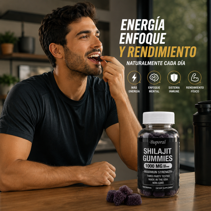 Gomitas de Shilajit Vitalidad Total | Recupera Tu Energía y Tu Mejor Versión