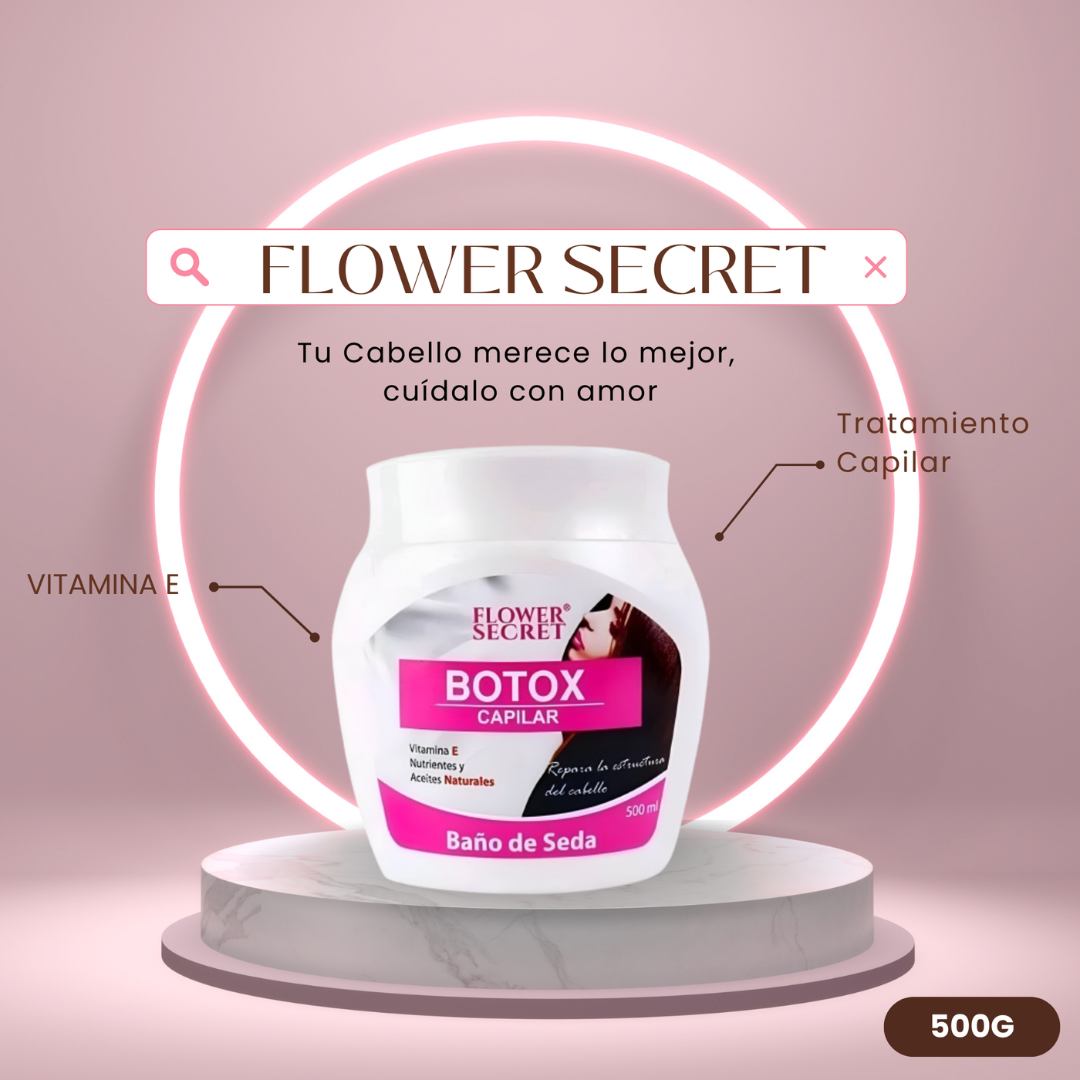 PACK RECUPERACIÓN CAPILAR FLOWER SECRET|Menos frizz|Más brillo. Más suavidad
