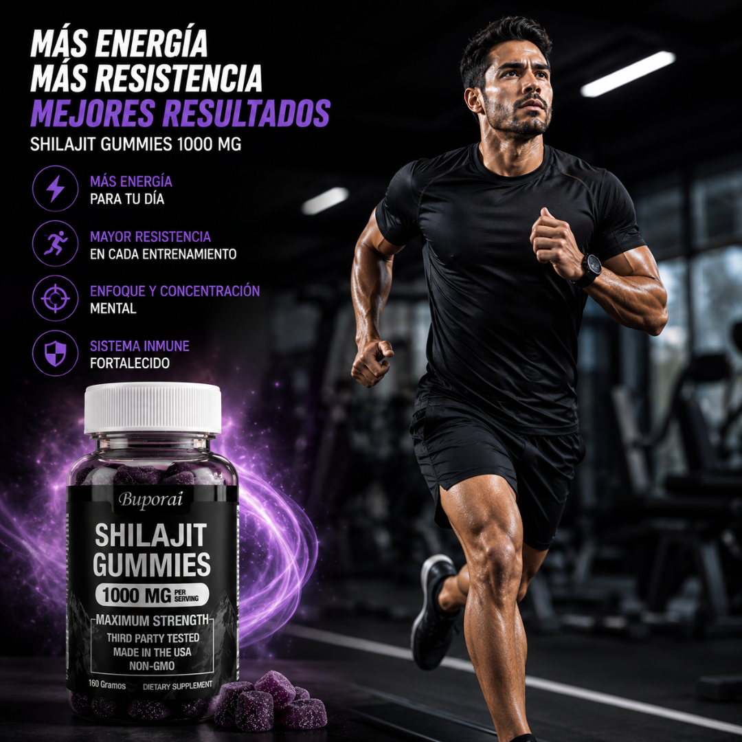 Gomitas de Shilajit Vitalidad Total | Recupera Tu Energía y Tu Mejor Versión