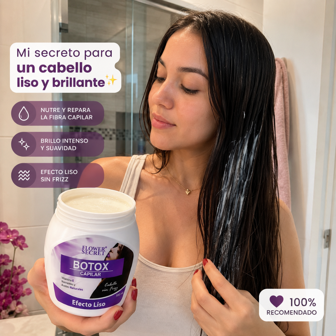 PACK RECUPERACIÓN CAPILAR FLOWER SECRET|Menos frizz|Más brillo. Más suavidad