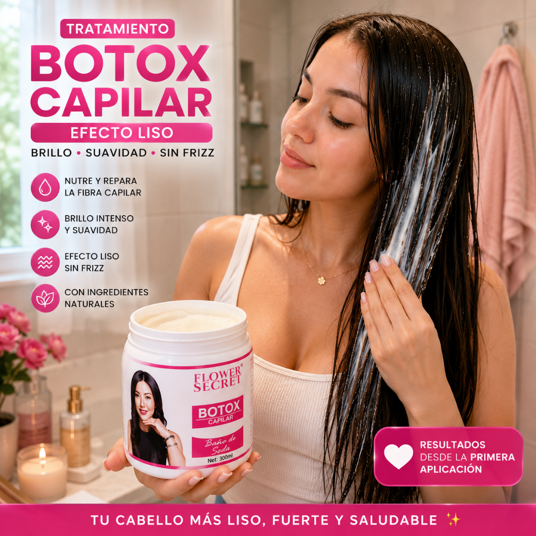 PACK RECUPERACIÓN CAPILAR FLOWER SECRET|Menos frizz|Más brillo. Más suavidad